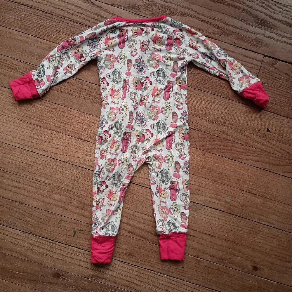 Bamboo Baby Disney Christmas Zippy Onesie